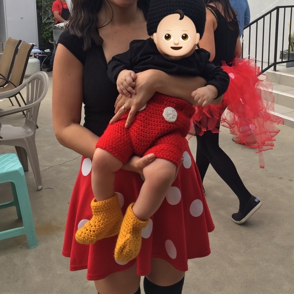 🎃Halloween Costume baby Mickey Mouse crochet one of a kind - Picture 5 of 7